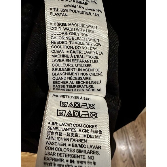 Lark‎ & Ro V Neck Ruffle Half Sleeve  Sheath Black Size 4 Little Black Dress EUC - Picture 4 of 7